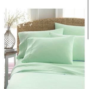 Mint Green NWT New bedding sheets sheet set 6 pc